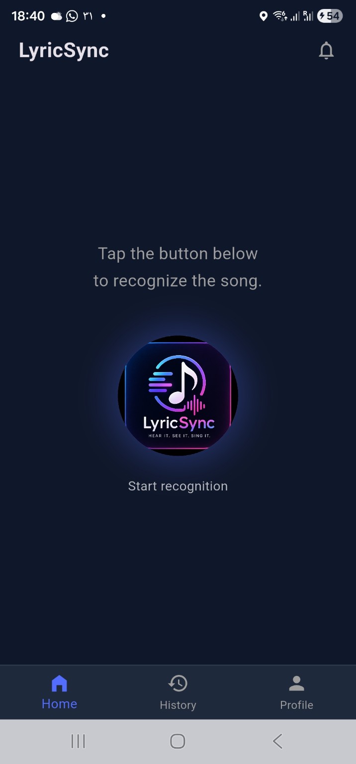 lyricssync app screen 4